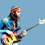 Jaco Pastorius et sa basse fender fretless sur scène